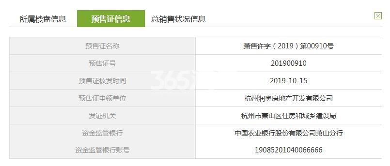 万象世界中心2号楼预售证