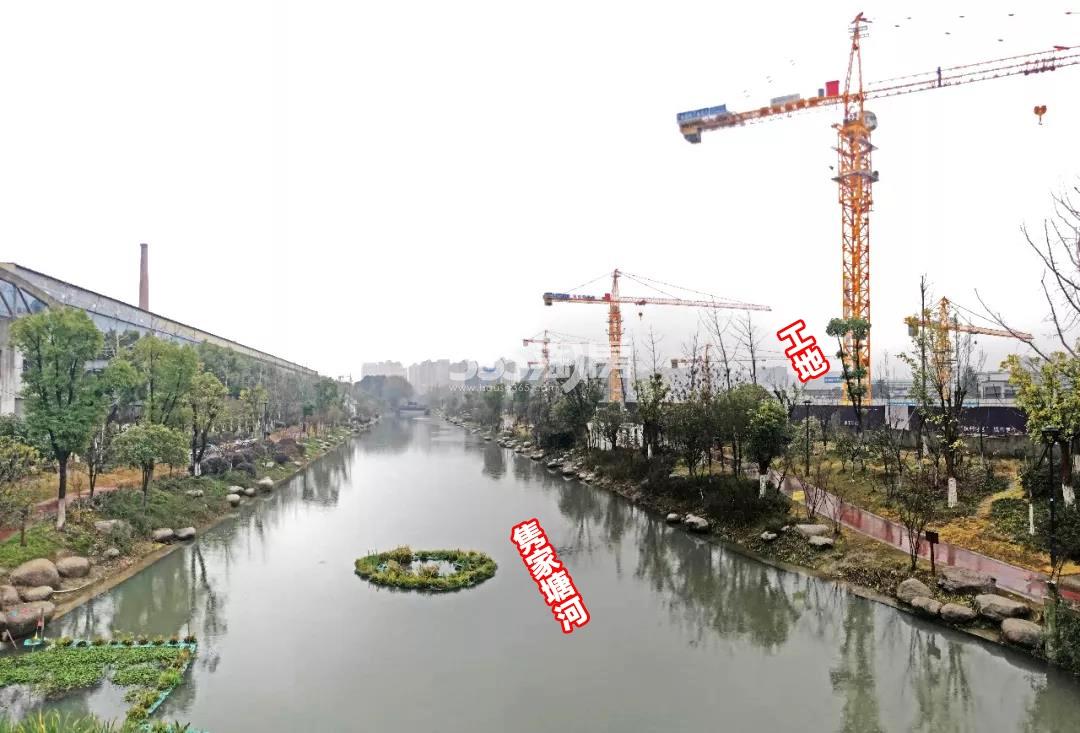 2019年3月金茂首开国樾工地临河实景