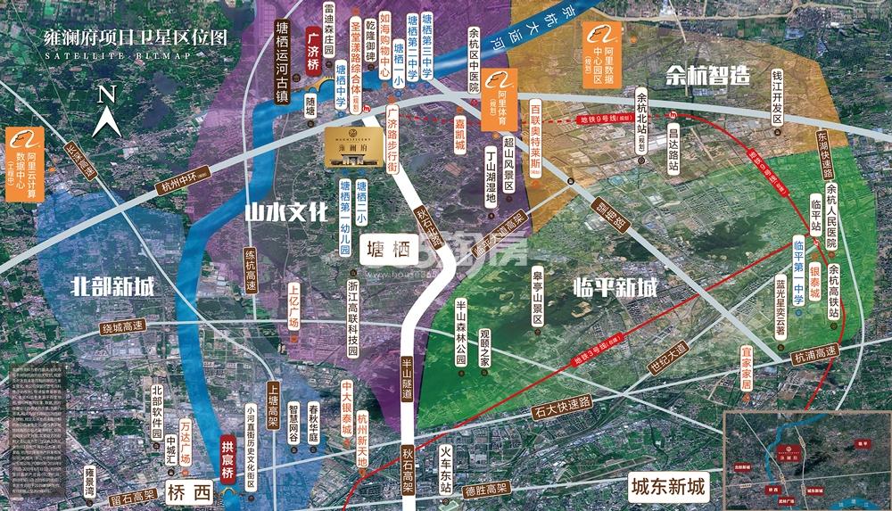 雍澜府交通图