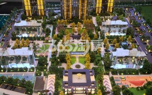 和风名筑项目沙盘实景