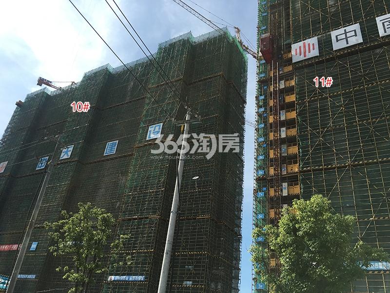 中南樾府项目10、11号楼施工进程（2018.7）