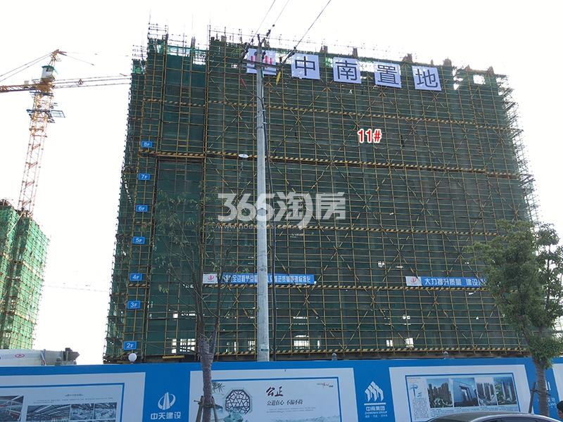 中南樾府11号楼施工进程（2017.11）