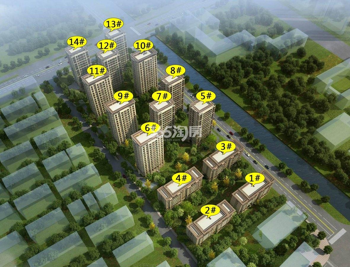 大家金钰府楼栋分布效果图