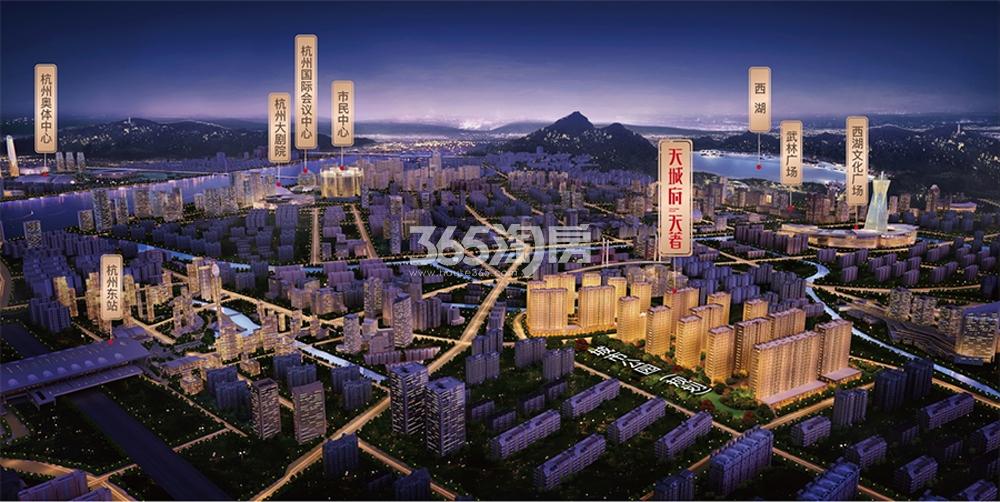 天城府天著交通区位图