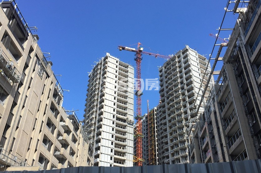 龙湖天璞施工实景图 2018年7月摄