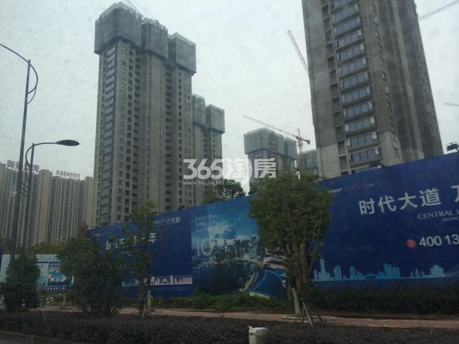 中国铁建万科江湾城实景图 2017年11月摄