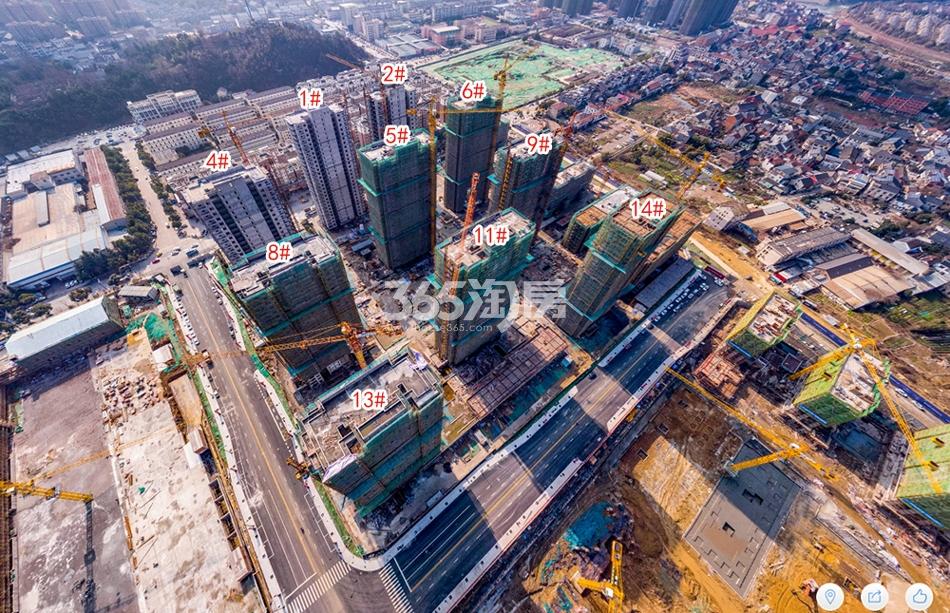 旭辉中粮朗香郡航拍图