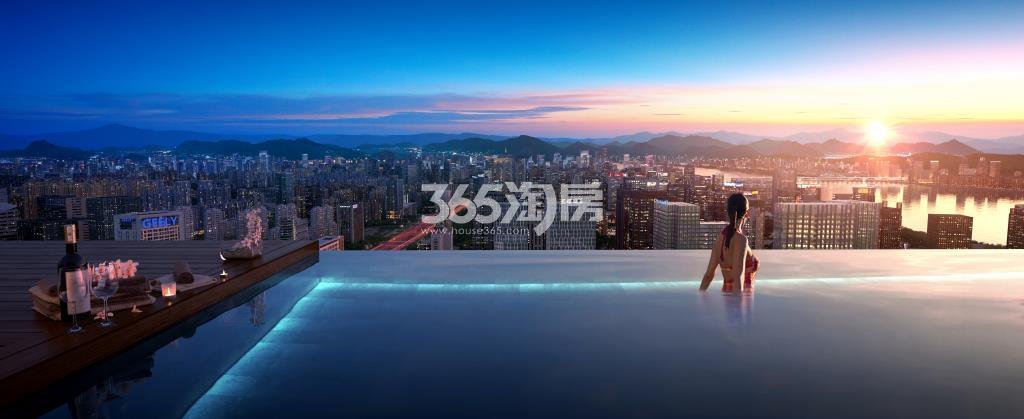 兴耀星澜之城泳池效果图