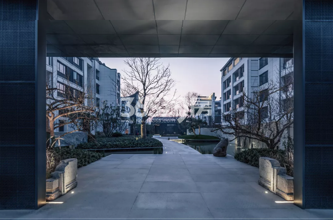 绿都·蘇和雅集下叠样板间（小区实景）