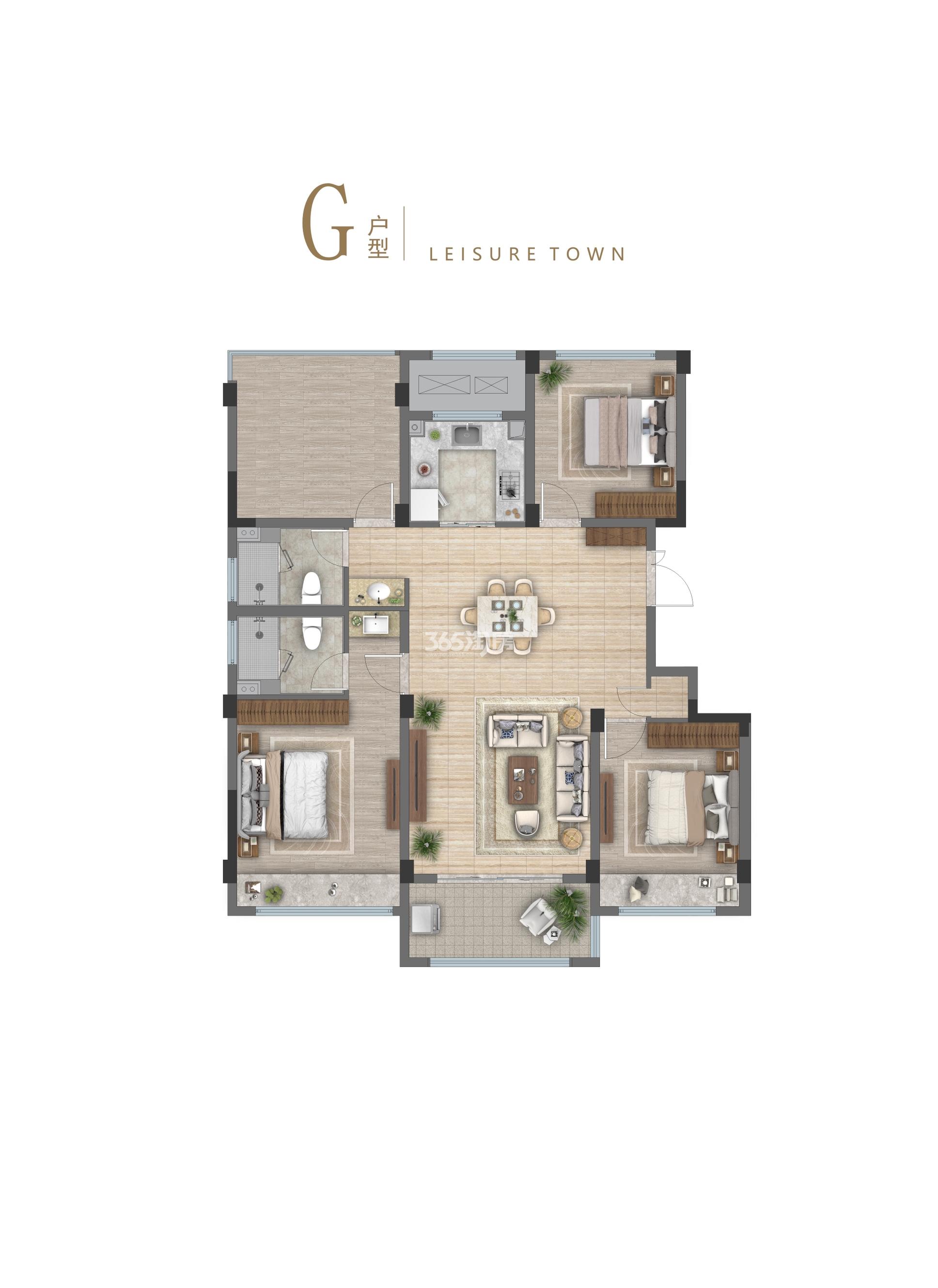 中铁诺德雅逸府G户型127方5、6、9、11、12#	