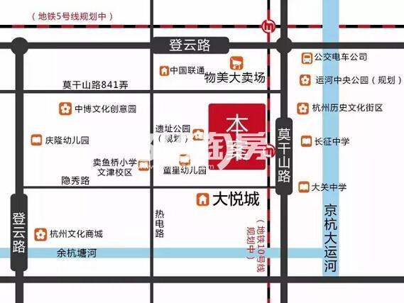滨江锦绣之城项目区位图