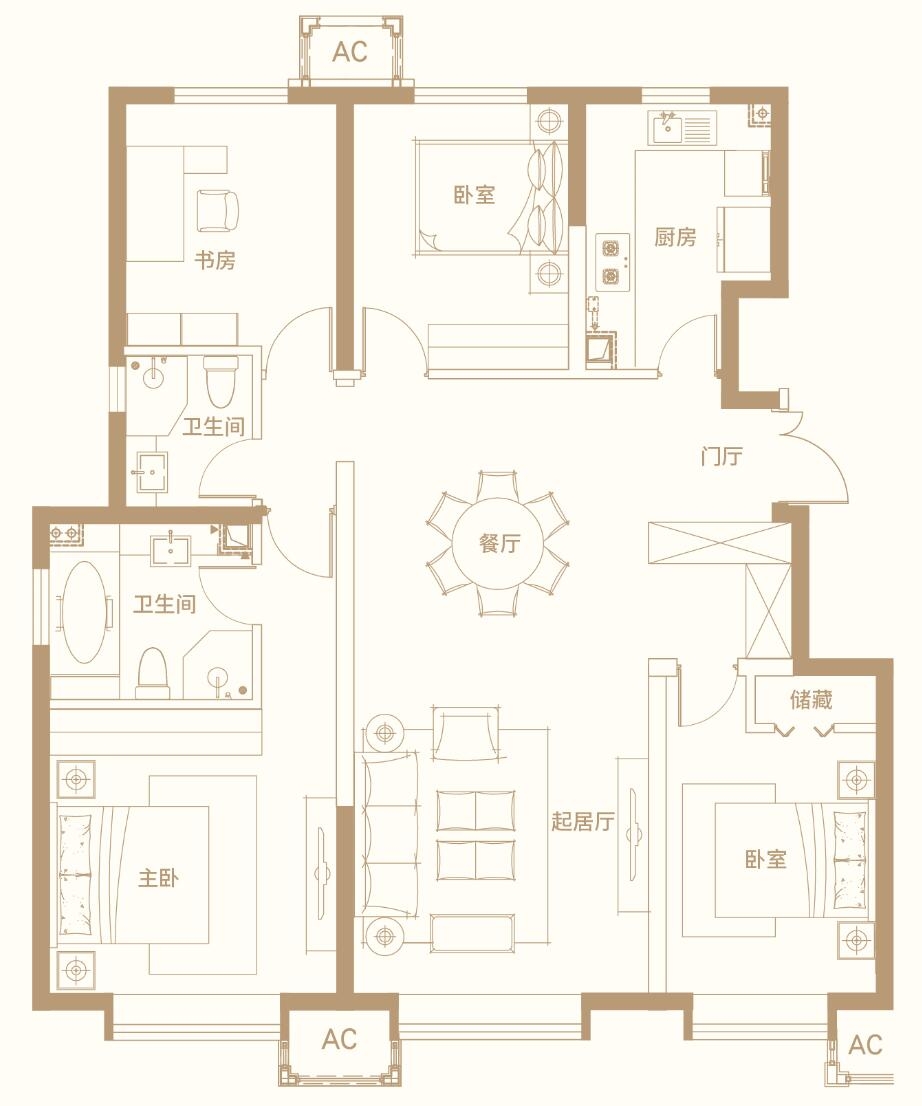 金融街金悦府户型图