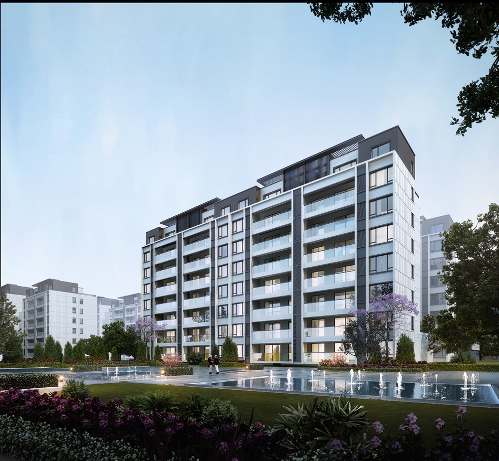 万科文一未来之光低密度多层效果图