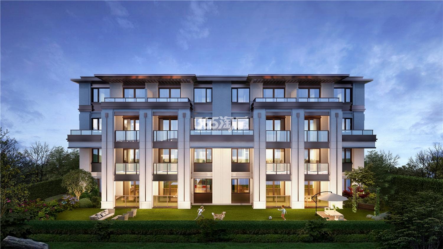 阳光城上林湖叠排效果图