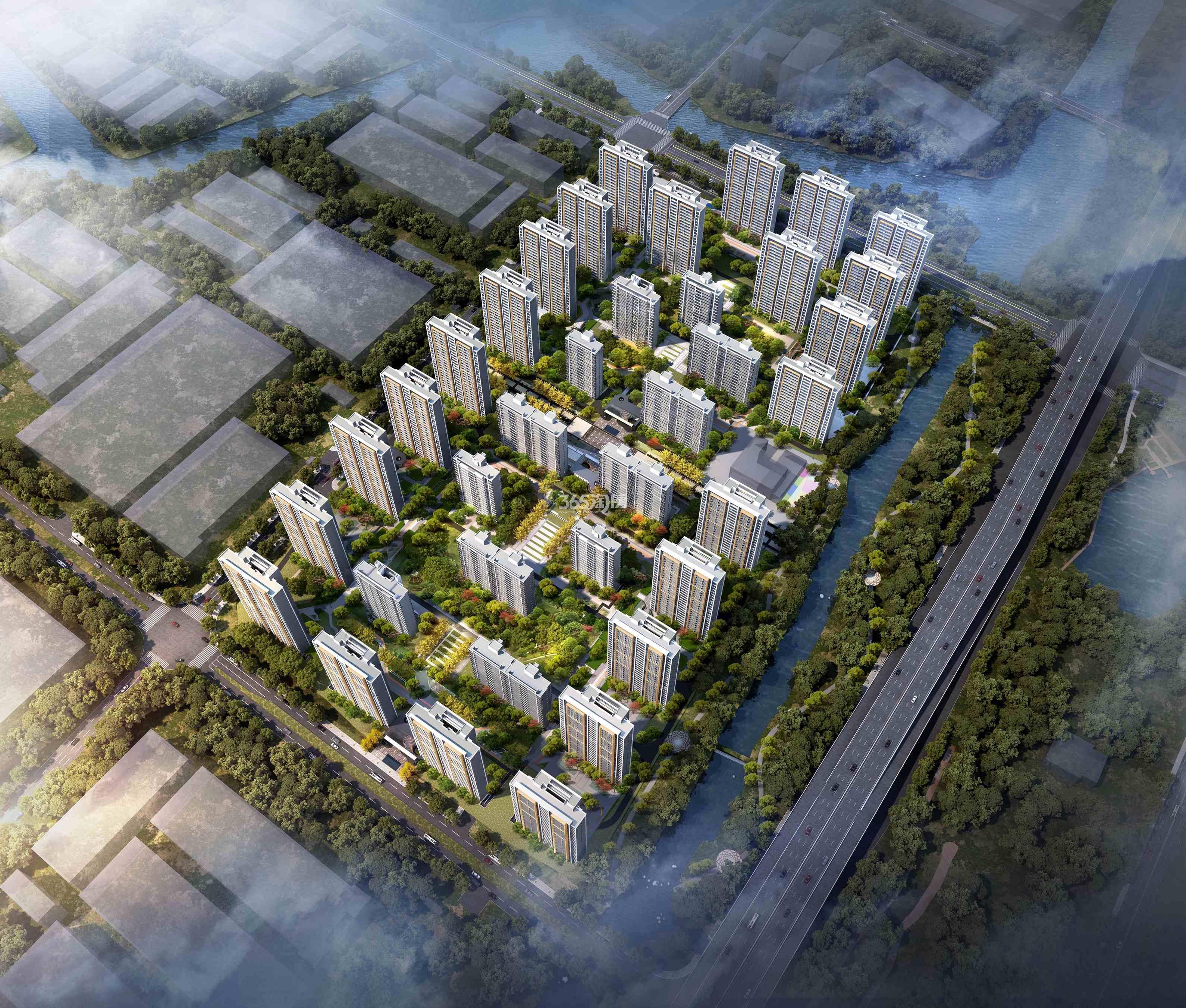 湖西上辰鸟瞰图