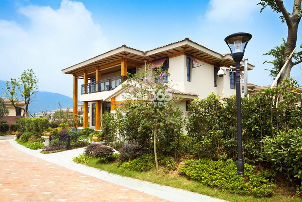 世外边城独栋别墅侧面实景图(10.25)