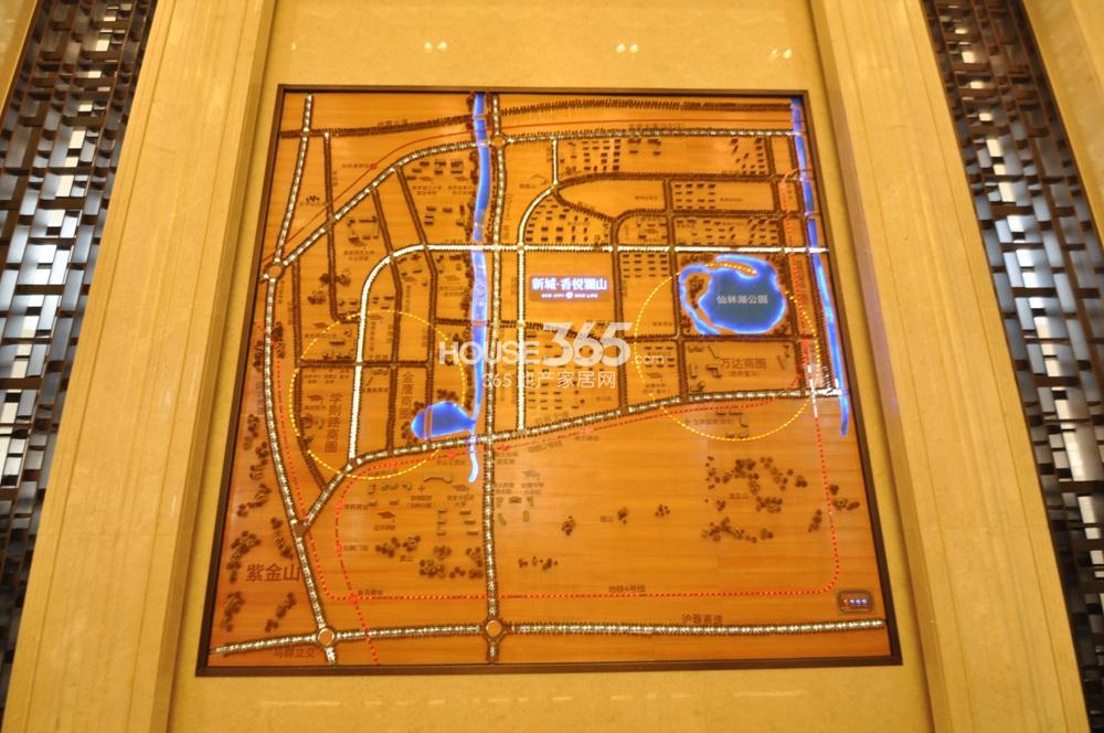 新城香悦澜售楼处区位模型实景图(10.1)