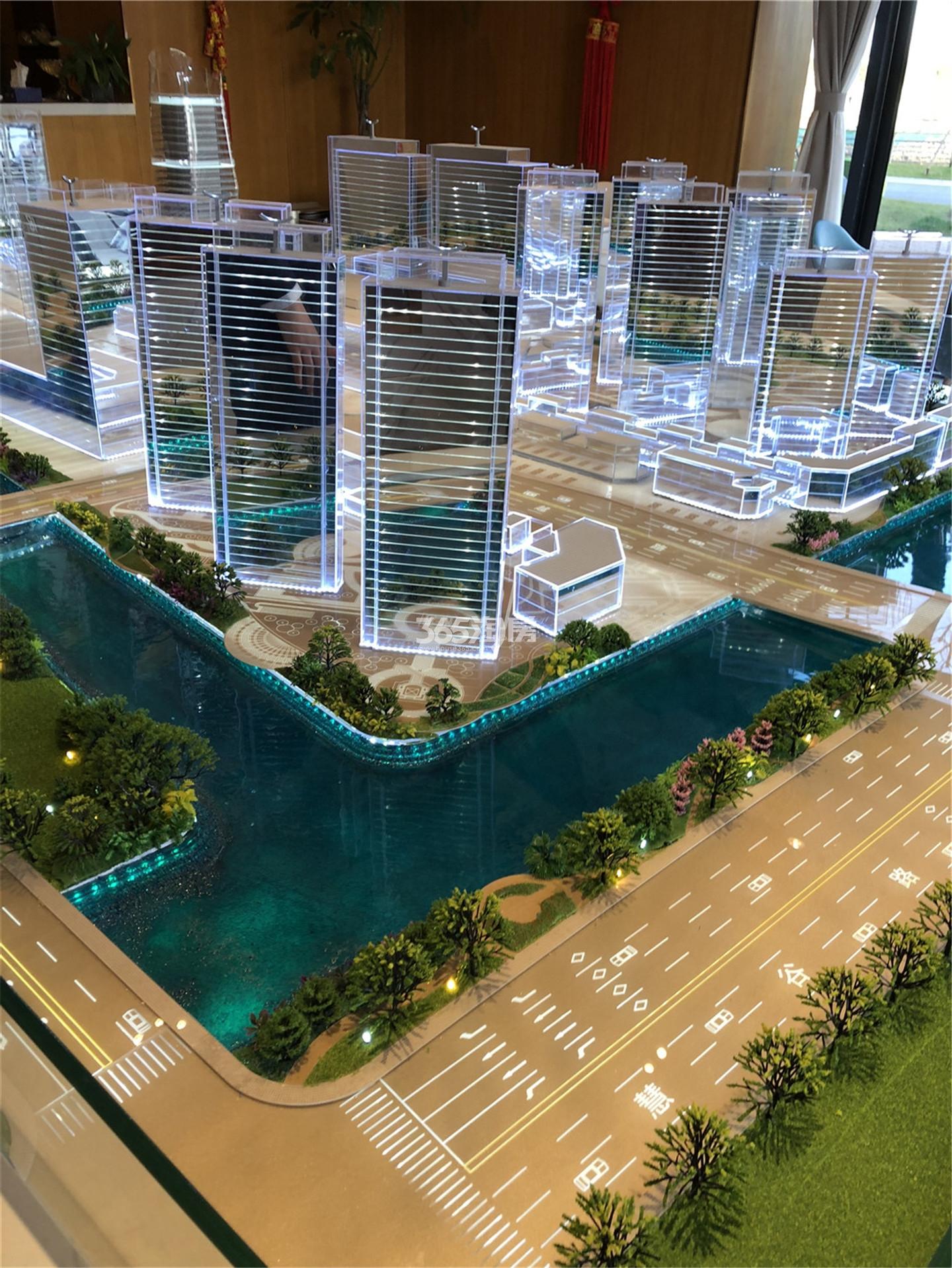 佳源五星广场临时接待中心沙盘实景图(4.1)