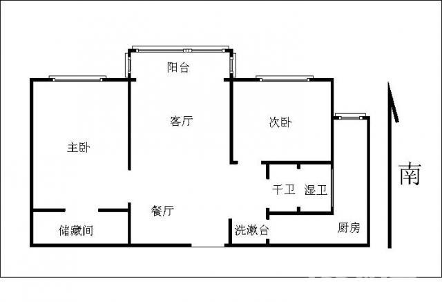 金陵大公馆 双南两房 不临街 装修不错 全朝南 电梯房 采光佳