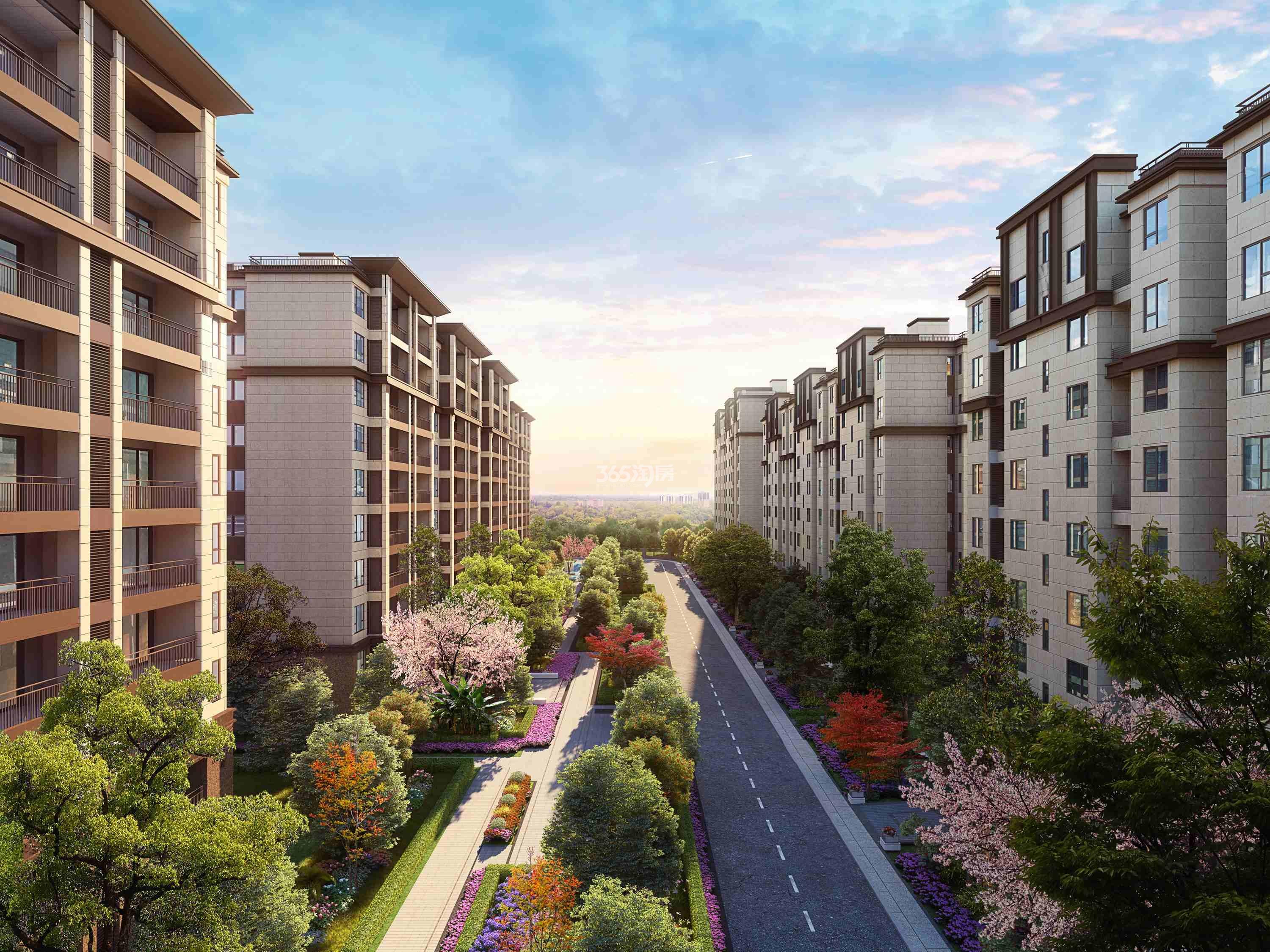 雅居乐富春聆湖雅苑社区效果图