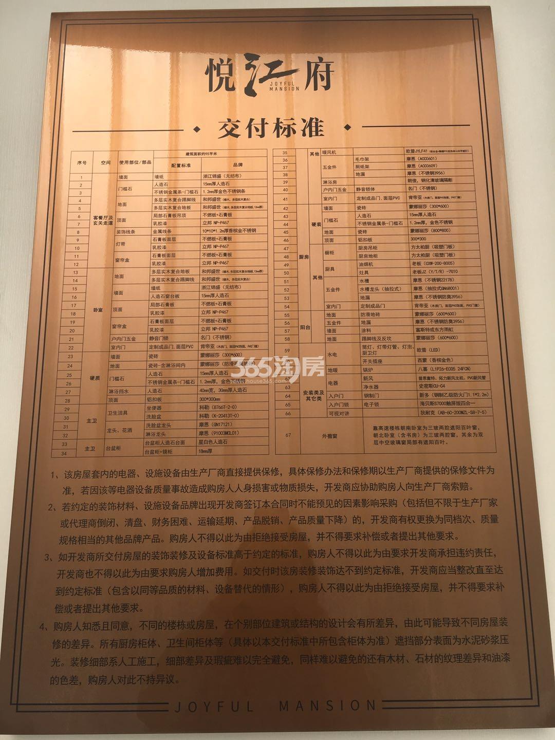 悦江府交付标准公示实景图(5.25)