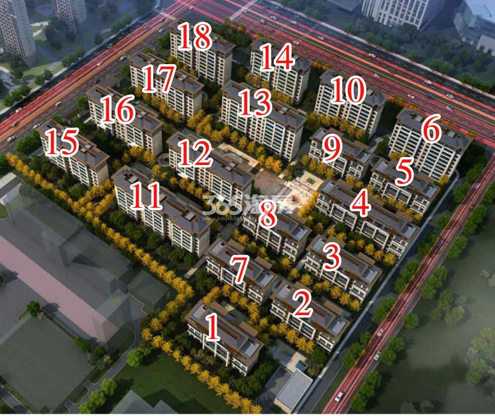 葛洲坝紫郡府楼栋图