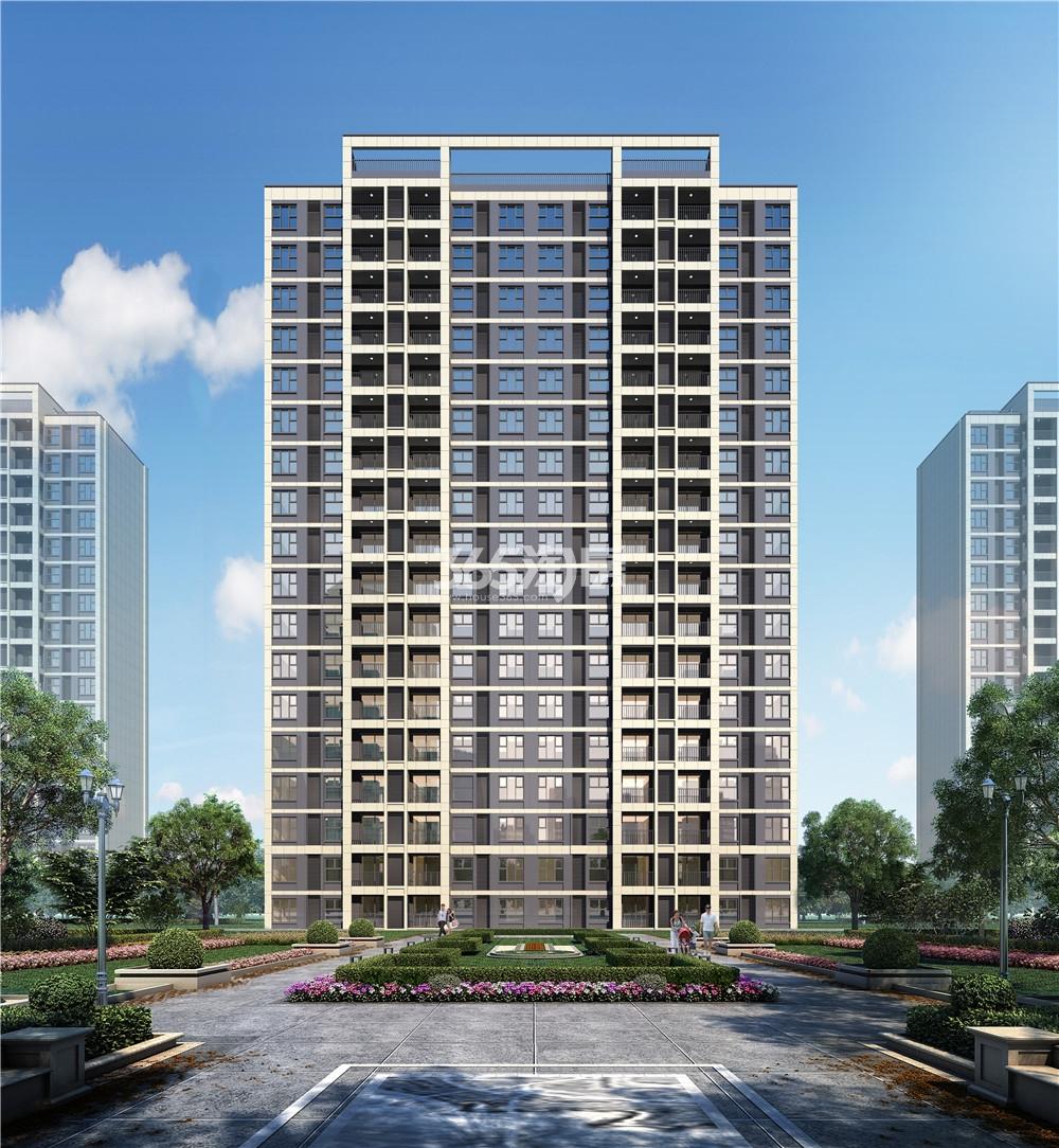 卓越蔚蓝星宸苑外立面效果图