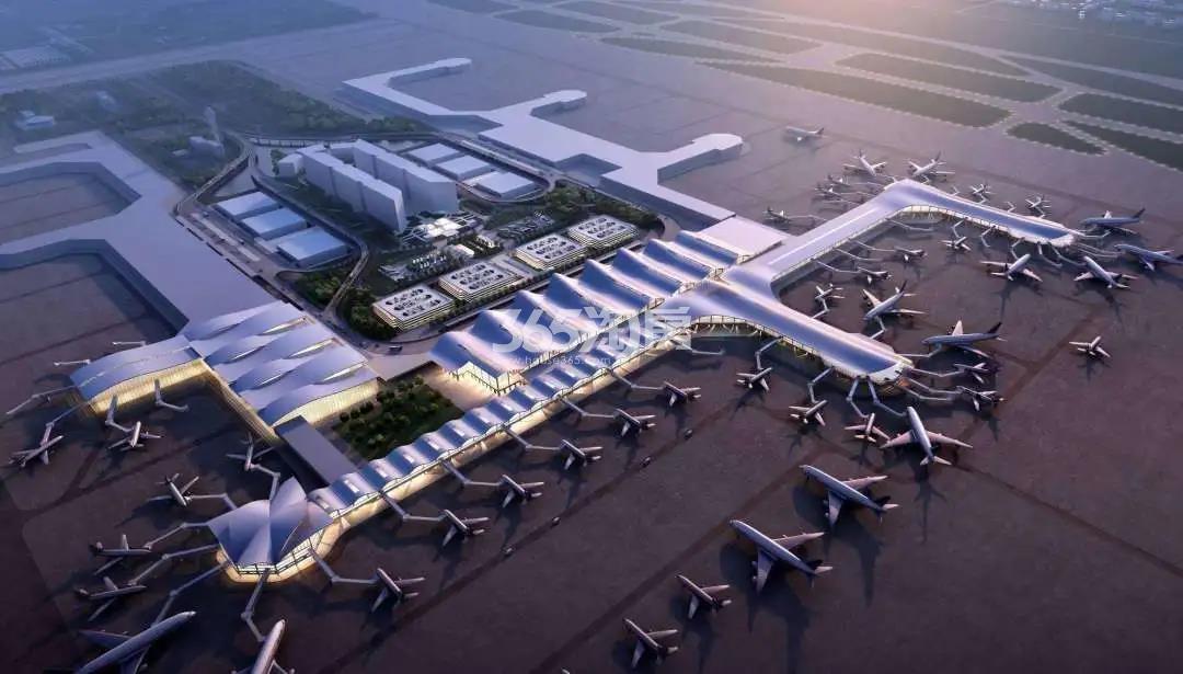 萧山国际机场升级扩建效果图